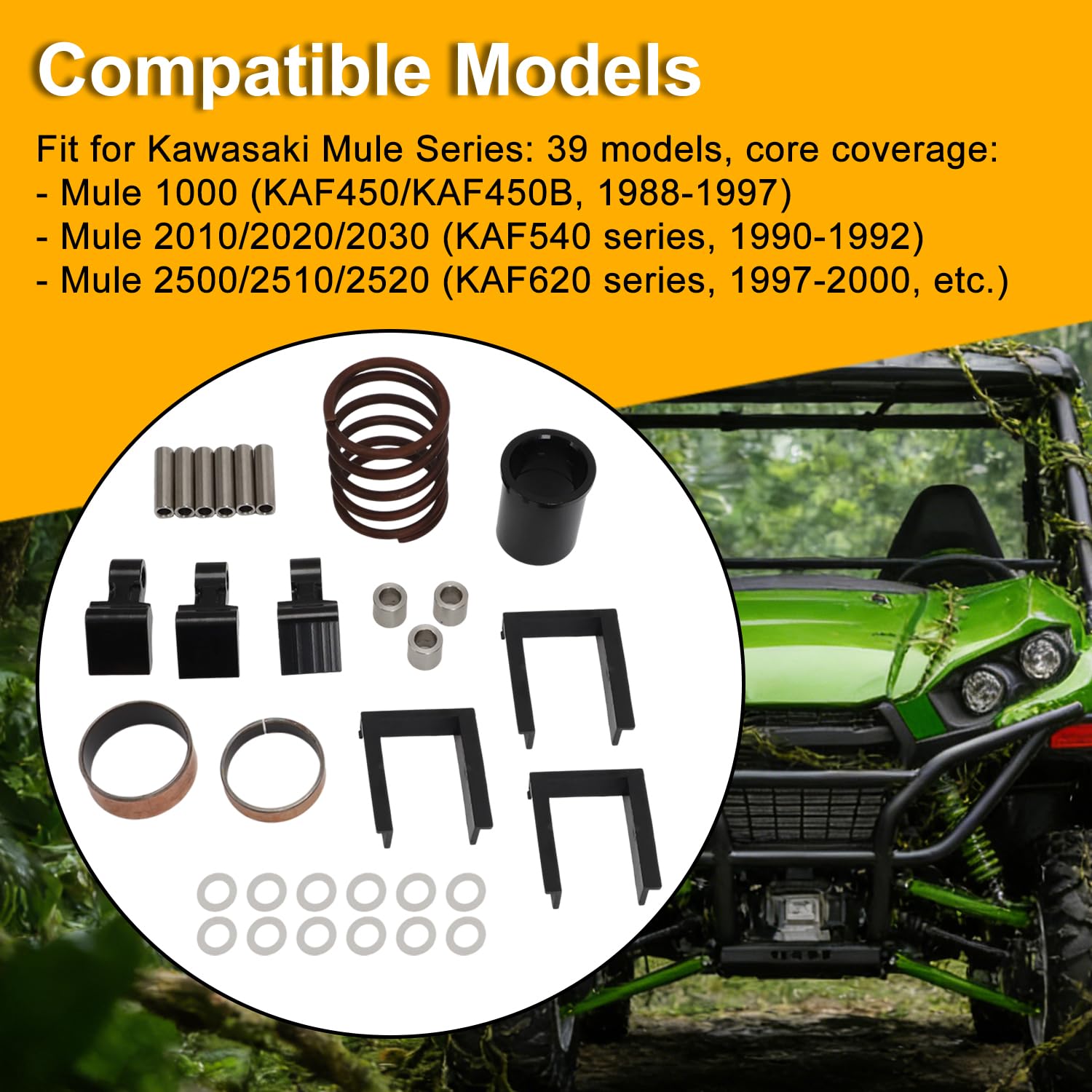Amazon.com: Complete Drive Clutch Rebuild Kit for Kawasaki 2510